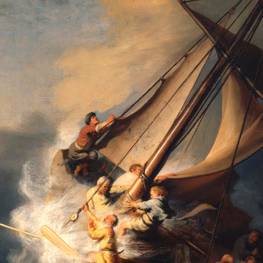 Cristo nella tempesta sul mare di Galilea - Rembrandt