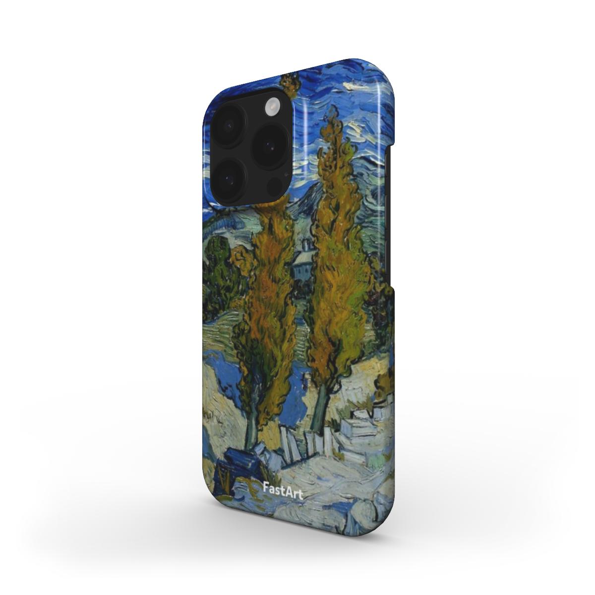 Due pioppi lungo la strada - Vincent Van Gogh