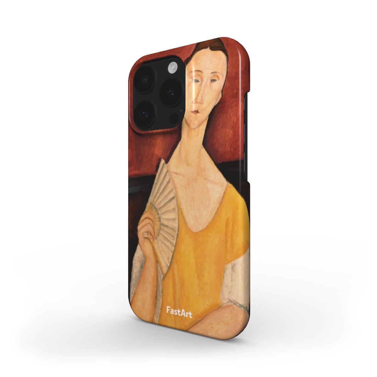 Ritratto di Lunia Czechowska con ventaglio - Amedeo Modigliani