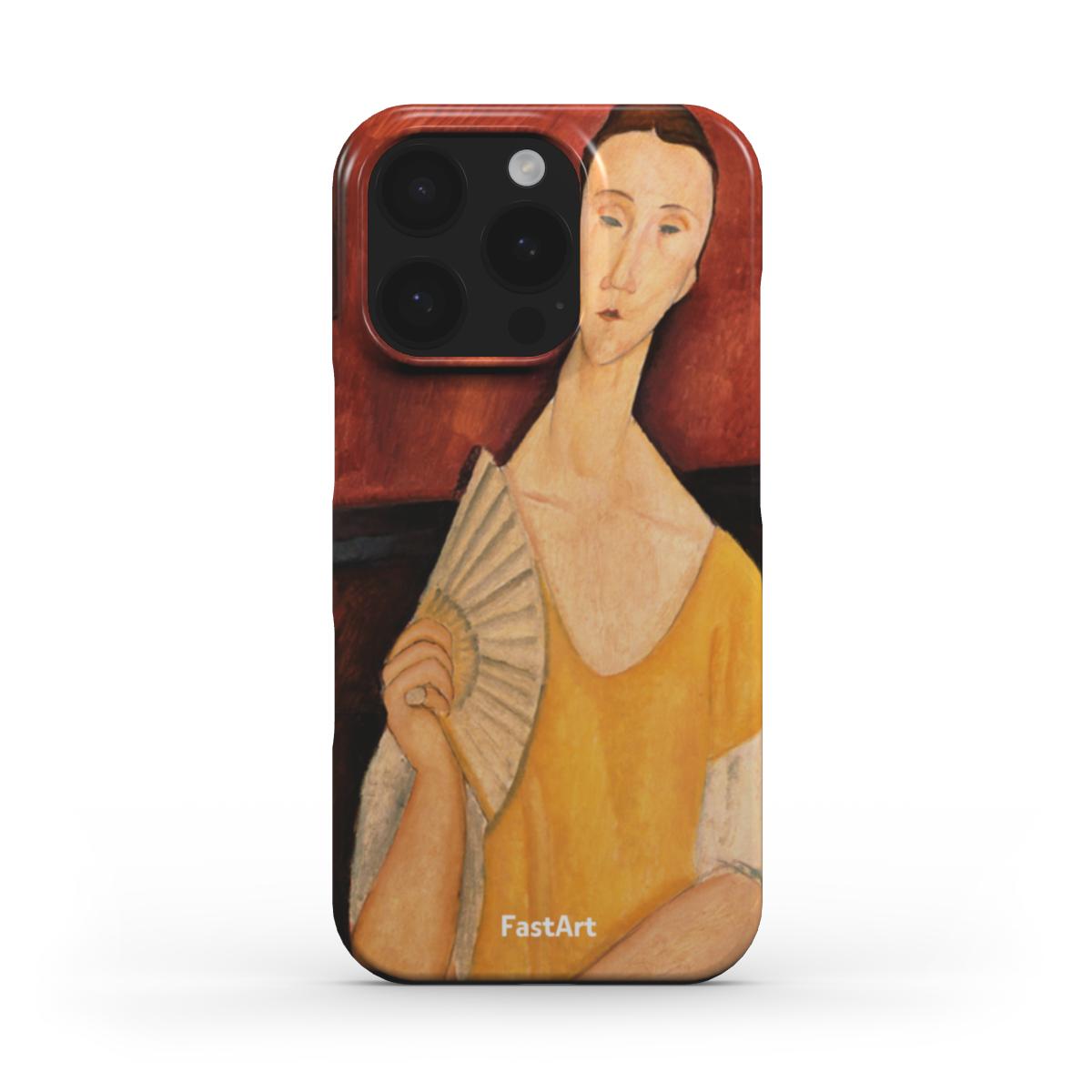 Ritratto di Lunia Czechowska con ventaglio - Amedeo Modigliani