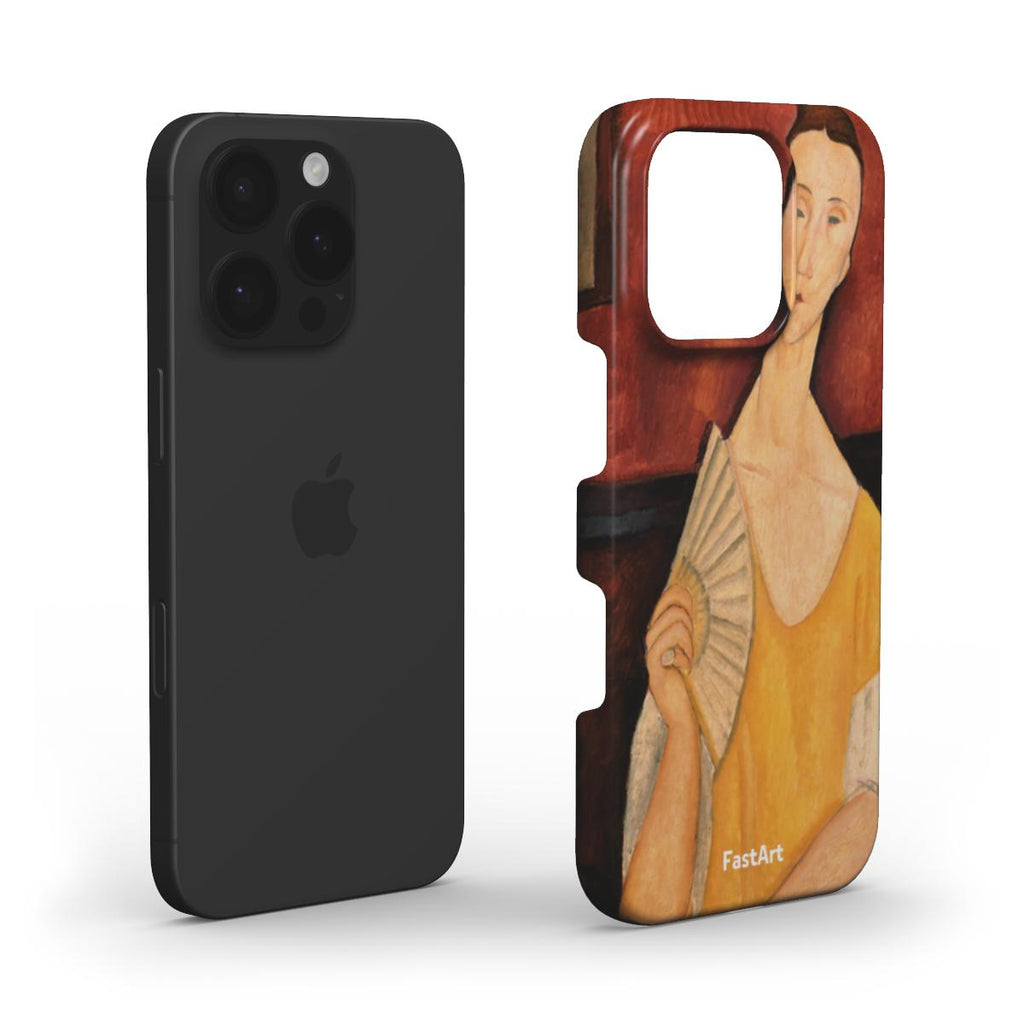 Ritratto di Lunia Czechowska con ventaglio - Amedeo Modigliani