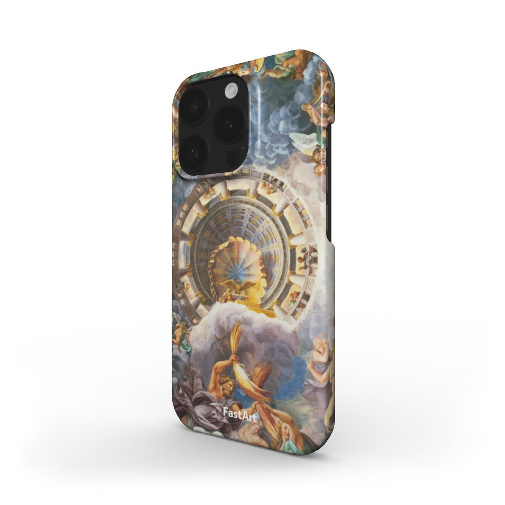 Gli dei dell'Olimpo, soffitto trompe l'oeil della Sala dei Giganti - Giulio Romano