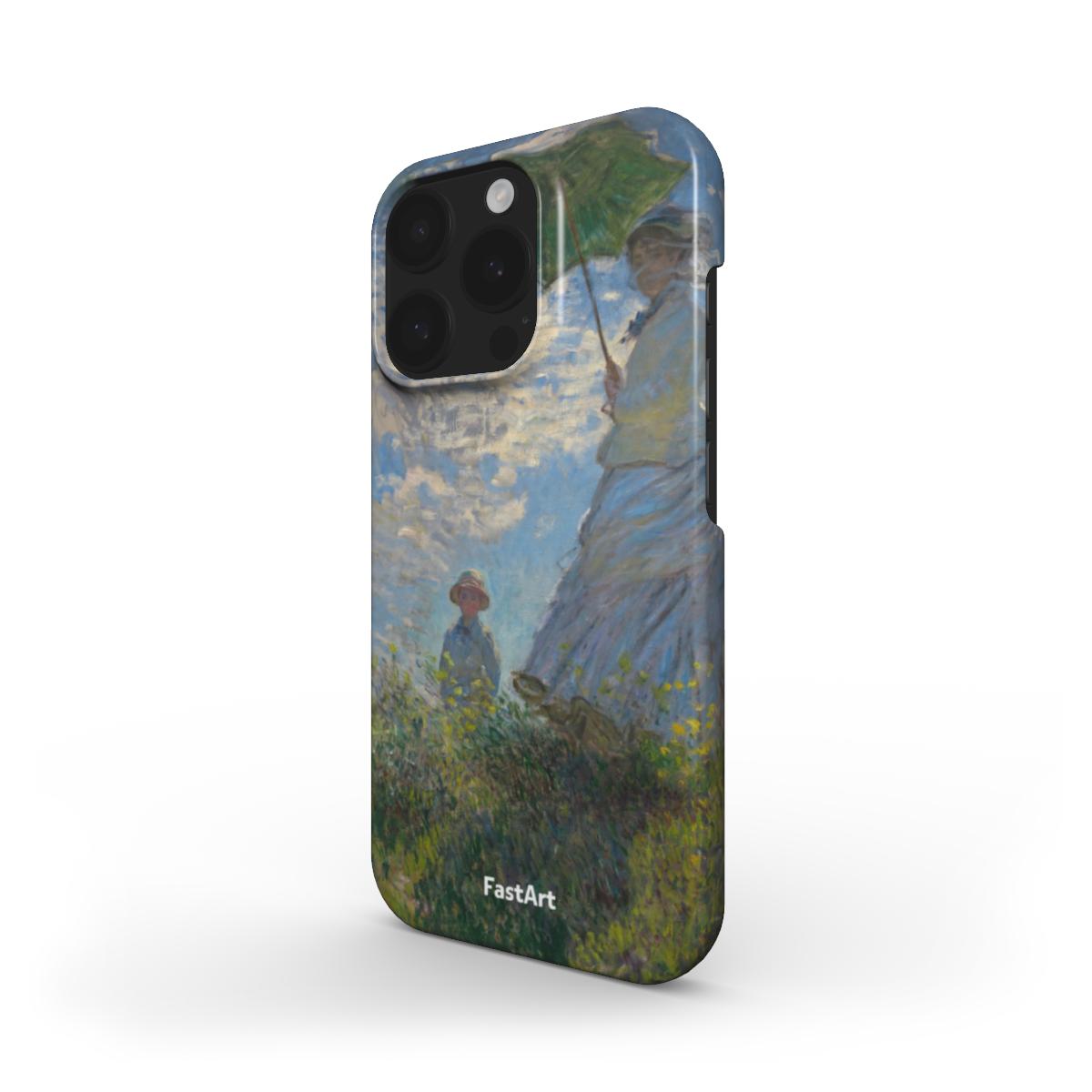 Donna con il parasole girata verso sinistra - Claude Monet