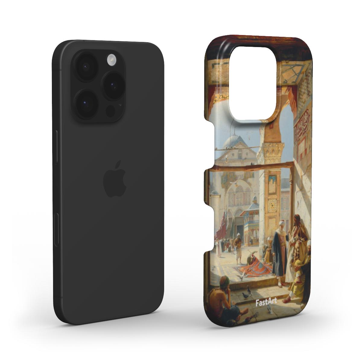 La porta della Grande Moschea degli Omayyadi, Damasco, 1890 - Gustave Bauernfeind