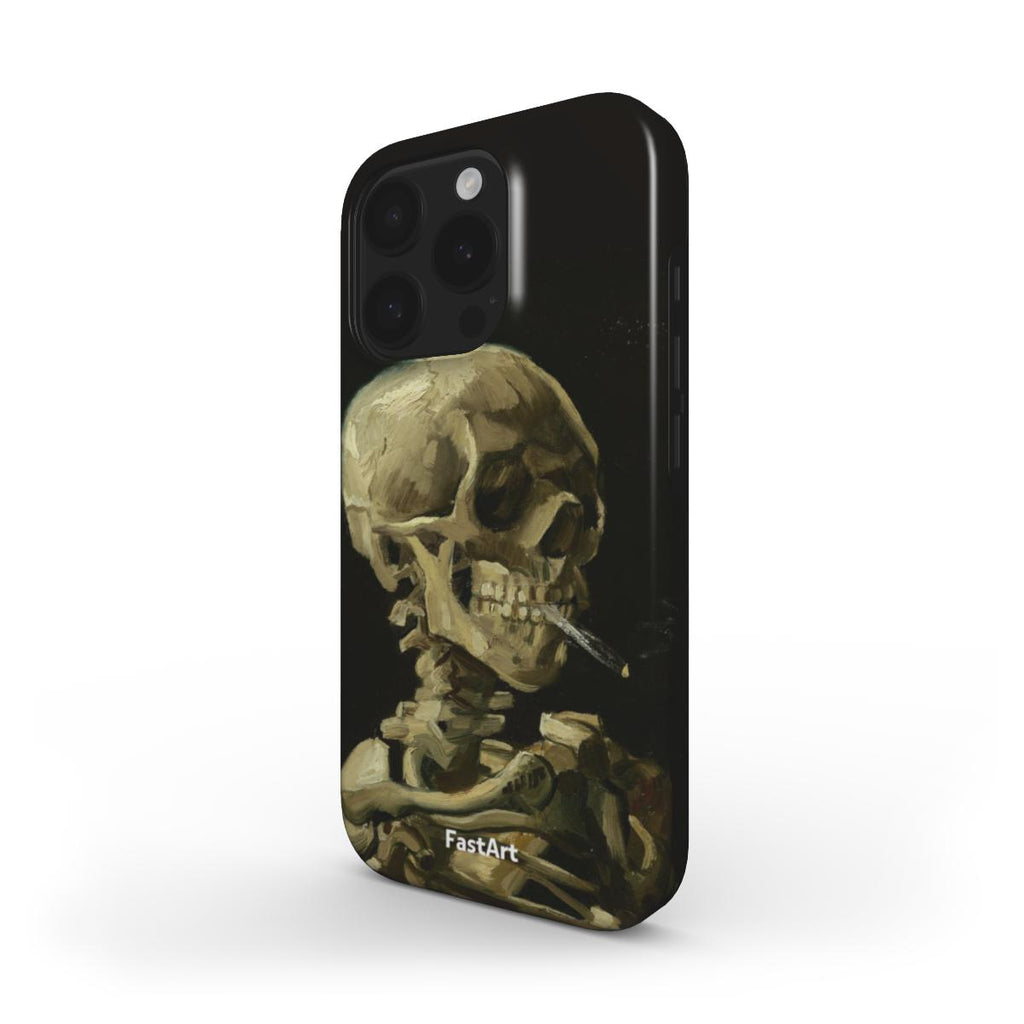 Teschio con sigaretta accesa - Vincent Van Gogh