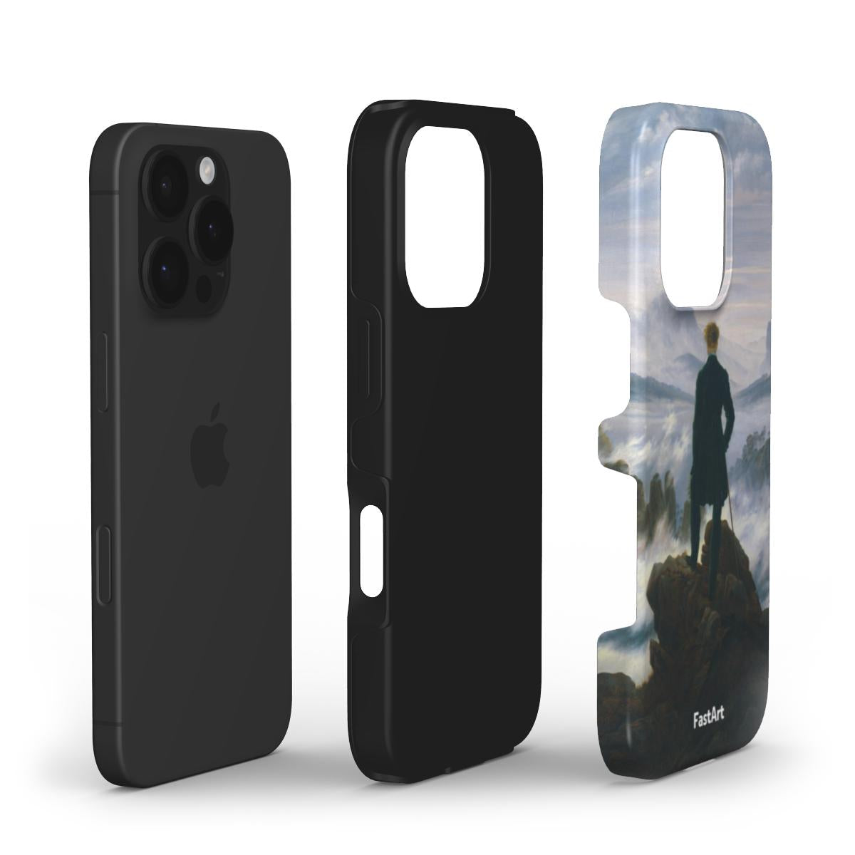 Viandante sul mare di nebbia - Casper David Friedrich