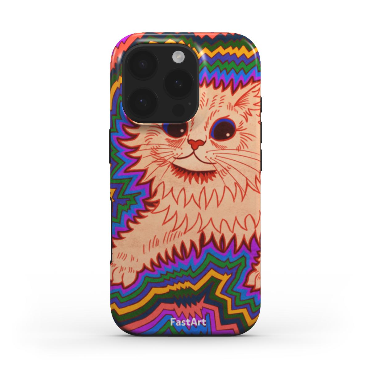 Gatto caleidoscopico - Louis Wain