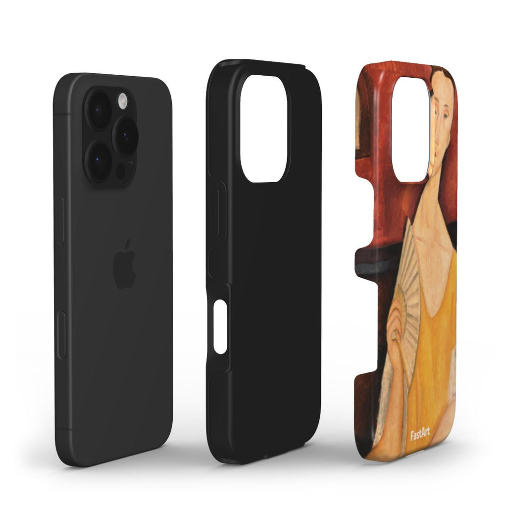 Ritratto di Lunia Czechowska con ventaglio - Amedeo Modigliani