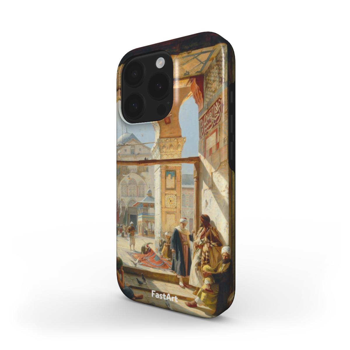 La porta della Grande Moschea degli Omayyadi, Damasco, 1890 - Gustave Bauernfeind