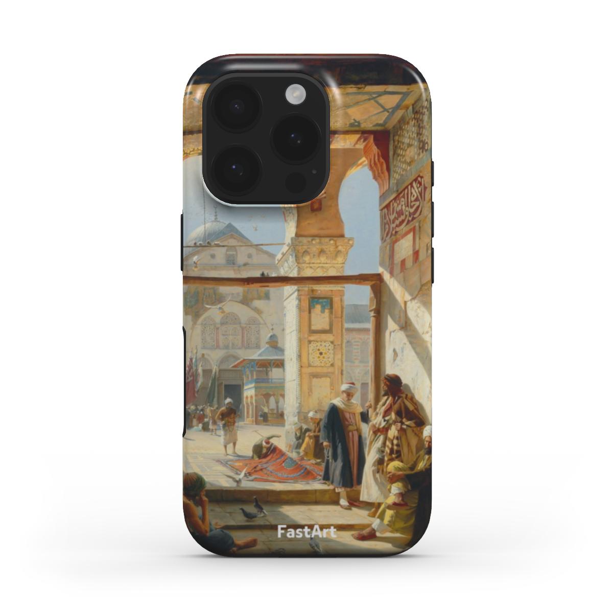 La porta della Grande Moschea degli Omayyadi, Damasco, 1890 - Gustave Bauernfeind