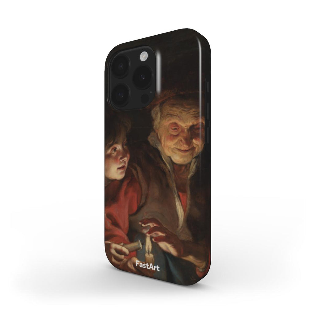 Vecchia donna e ragazzo con candele, c.1616-1617 - Peter Paul Rubens