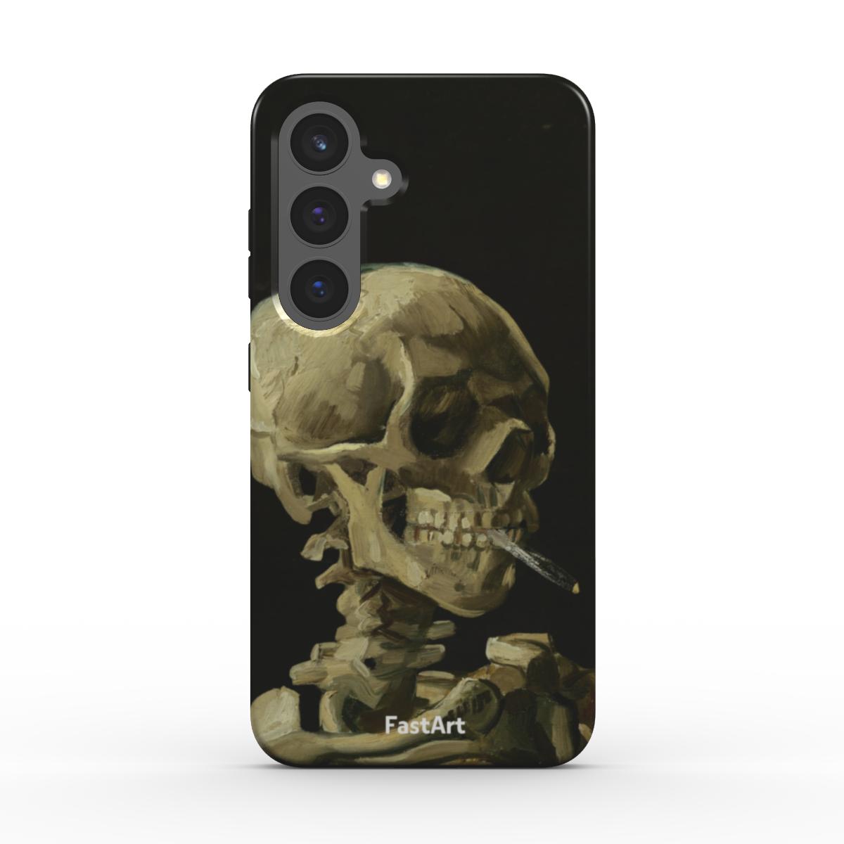 Teschio con sigaretta accesa - Vincent Van Gogh