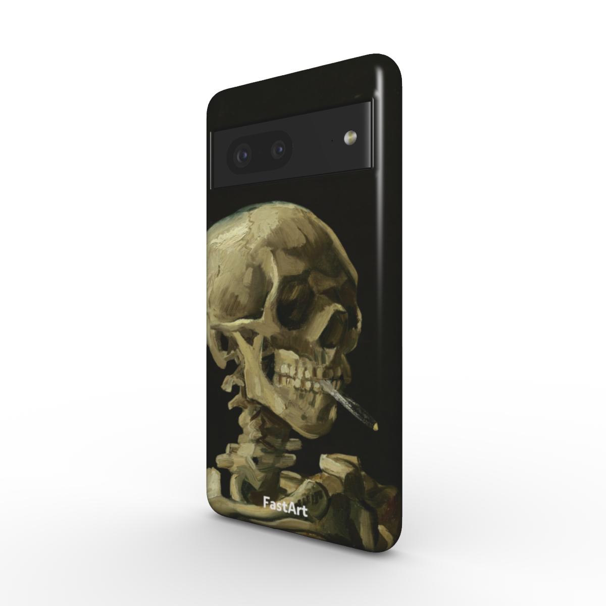 Teschio con sigaretta accesa - Vincent Van Gogh