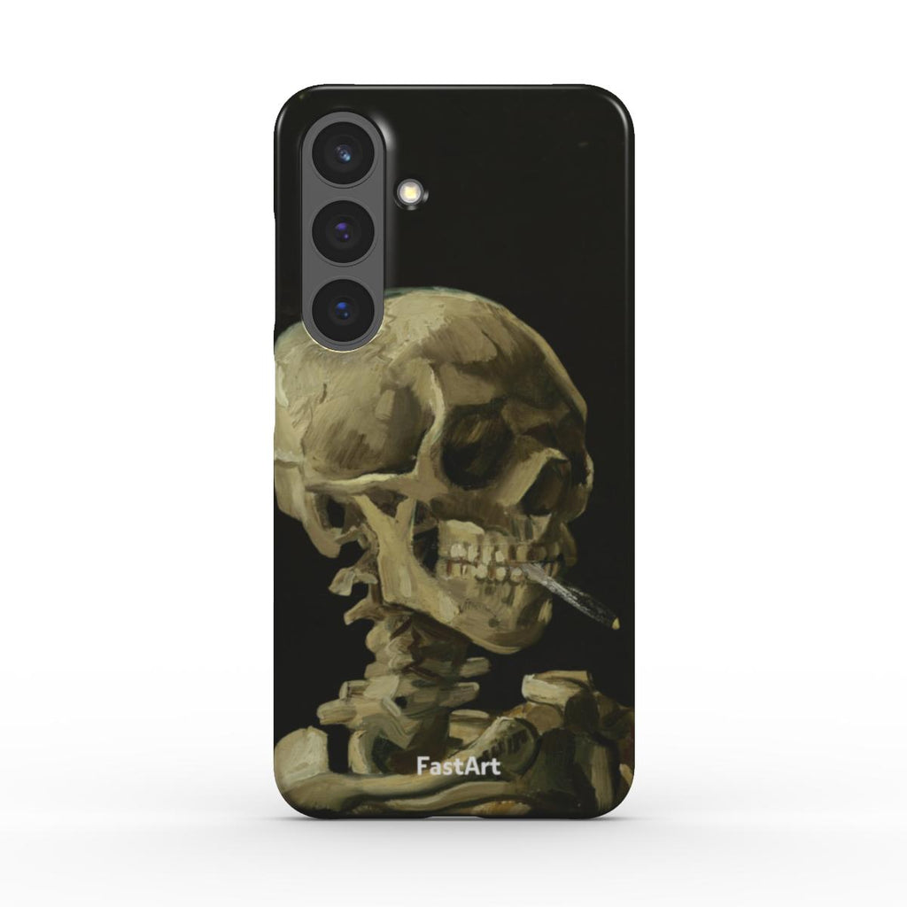 Teschio con sigaretta accesa - Vincent Van Gogh