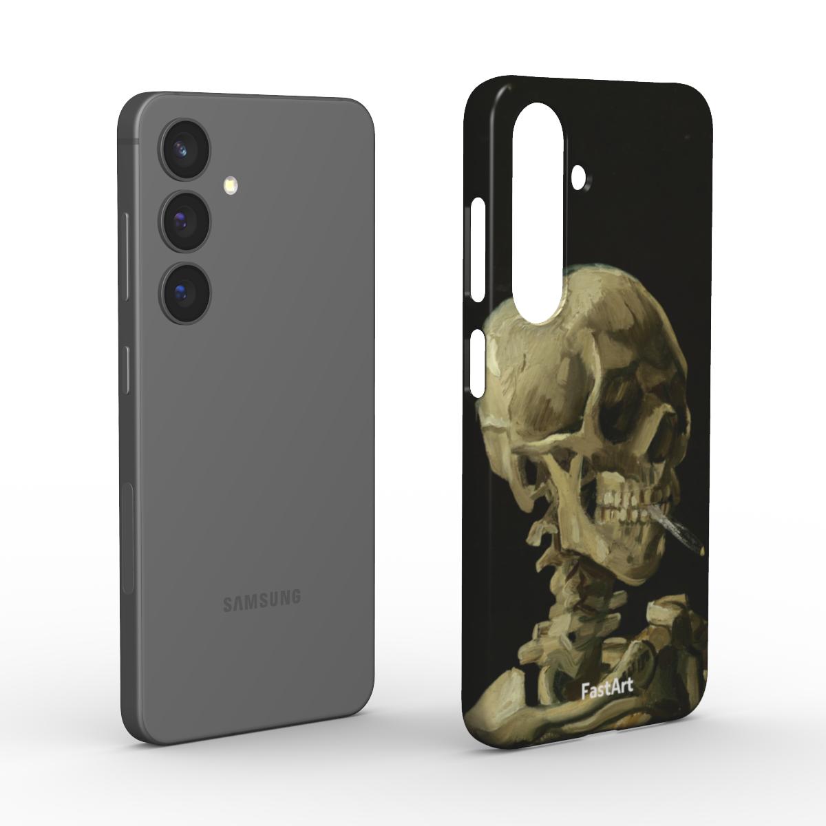 Teschio con sigaretta accesa - Vincent Van Gogh