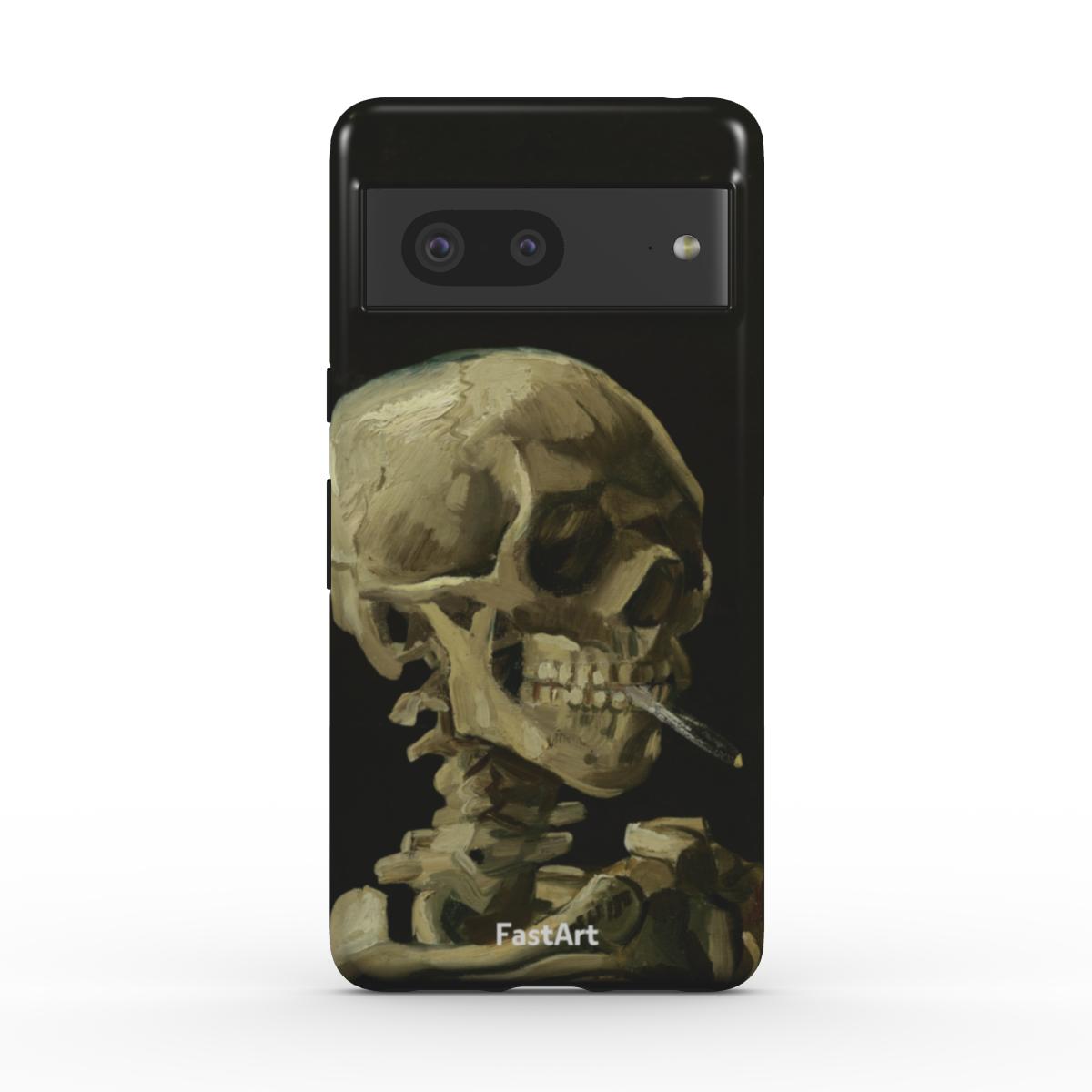 Teschio con sigaretta accesa - Vincent Van Gogh