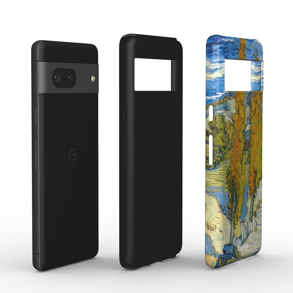 Due pioppi lungo la strada - Vincent Van Gogh