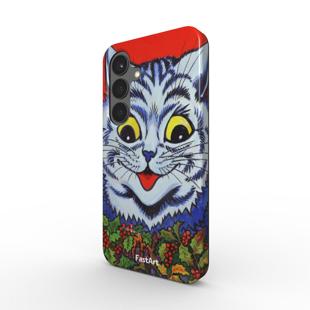 Gatto nell'agrifoglio Louis Wain