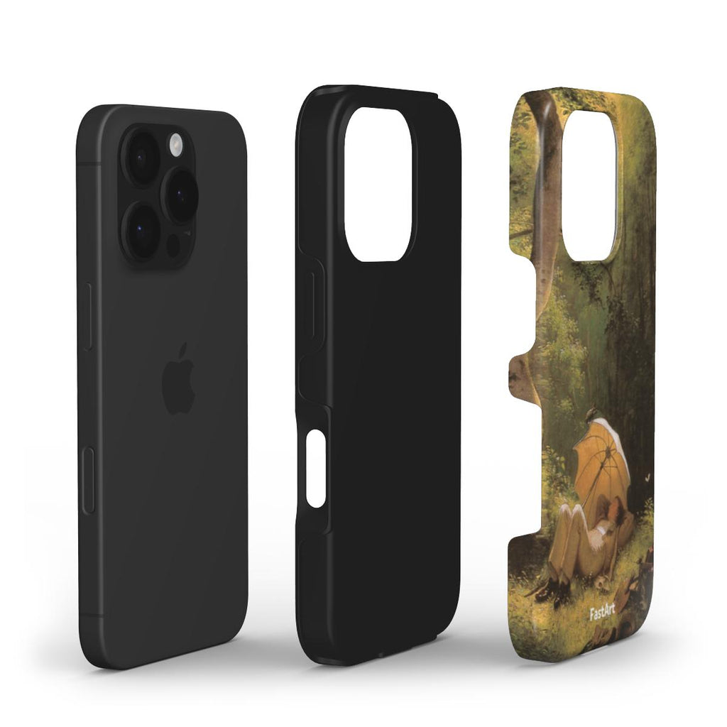 Il pittore in una radura del bosco - Carl Spitzweg