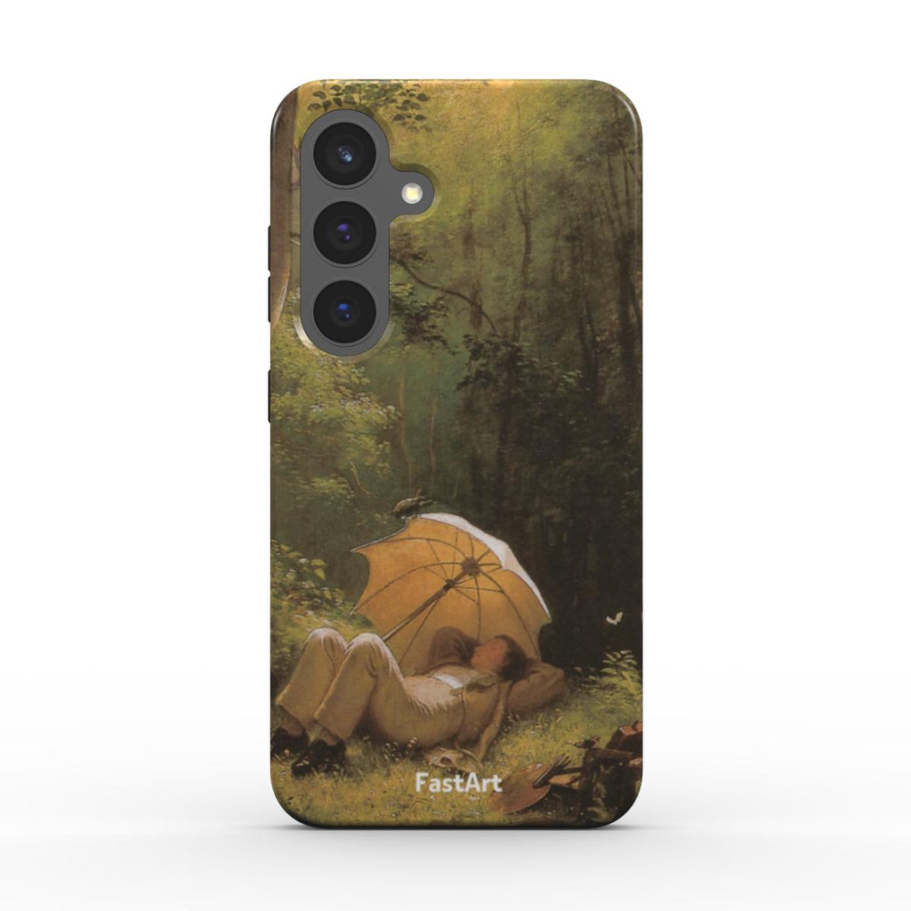 Il pittore in una radura del bosco - Carl Spitzweg