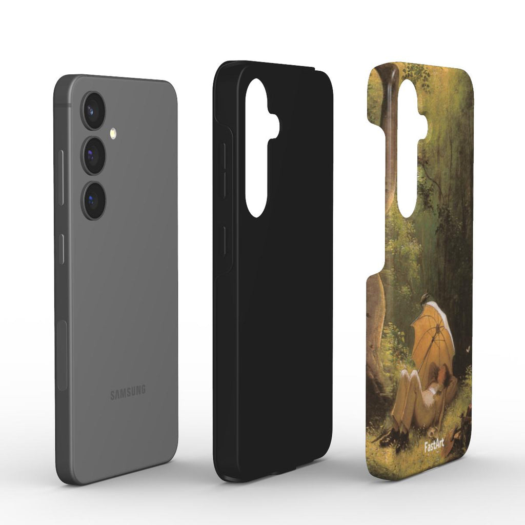 Il pittore in una radura del bosco - Carl Spitzweg