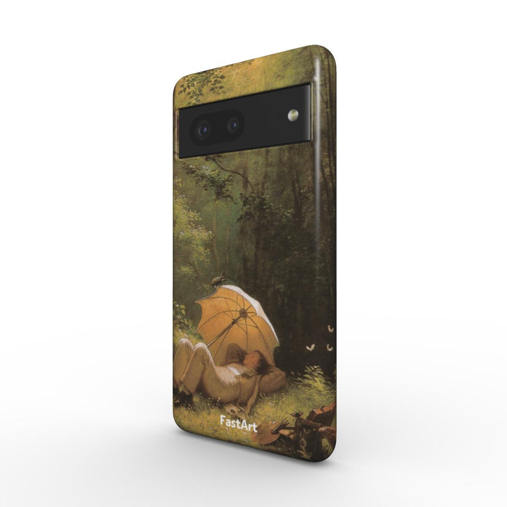 Il pittore in una radura del bosco - Carl Spitzweg