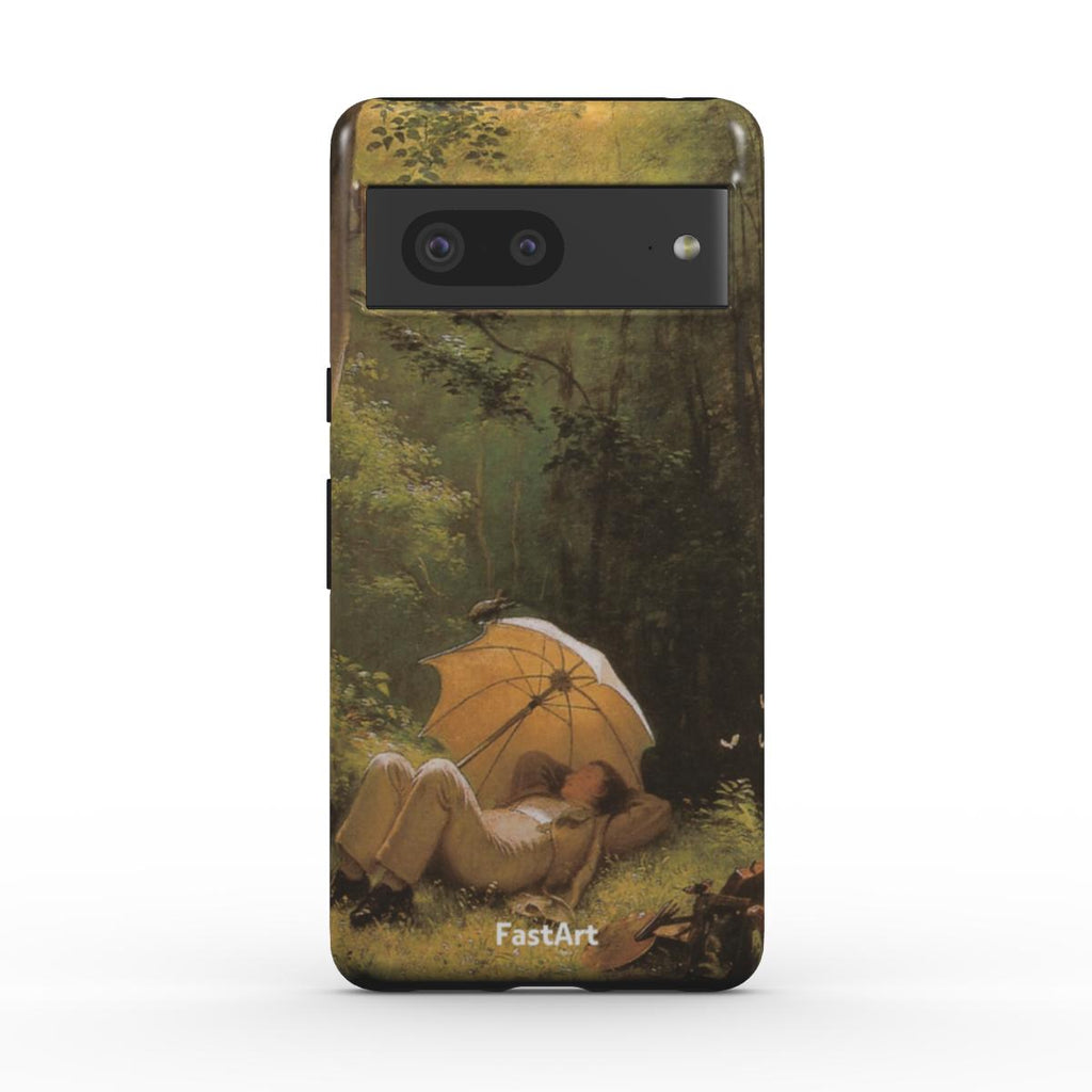 Il pittore in una radura del bosco - Carl Spitzweg