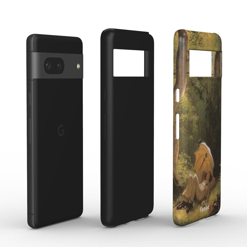 Il pittore in una radura del bosco - Carl Spitzweg