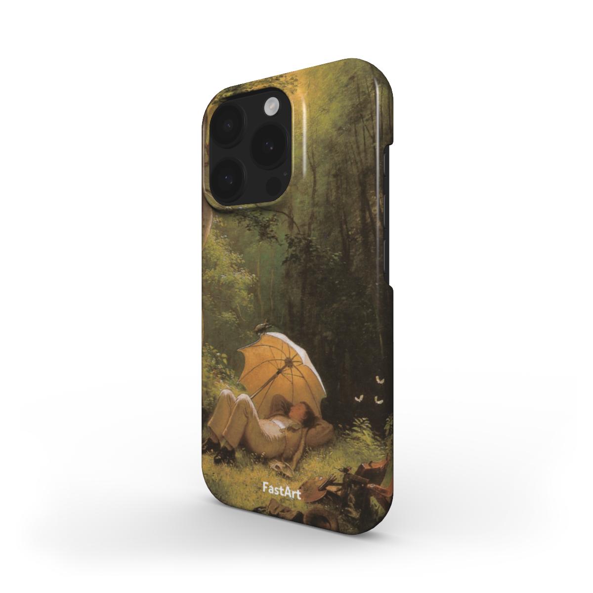 Il pittore in una radura del bosco - Carl Spitzweg