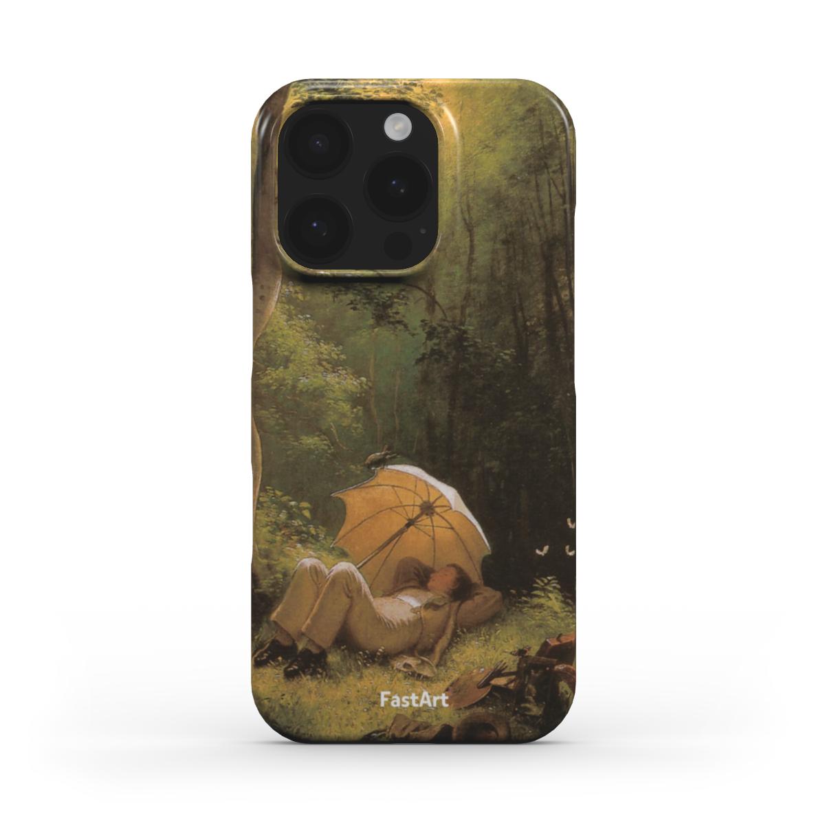 Il pittore in una radura del bosco - Carl Spitzweg