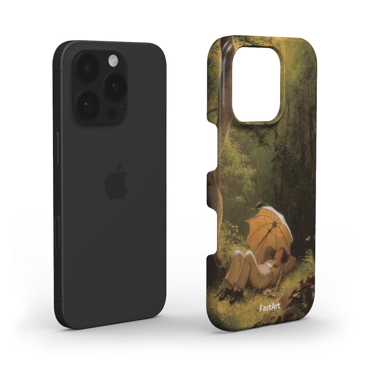 Il pittore in una radura del bosco - Carl Spitzweg