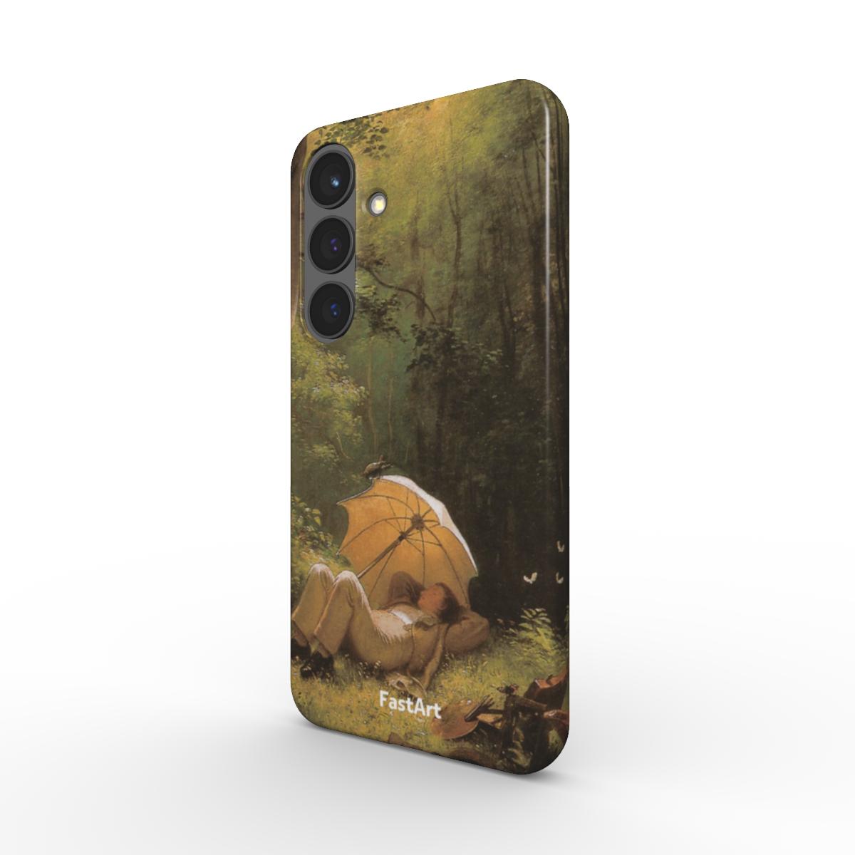 Il pittore in una radura del bosco - Carl Spitzweg