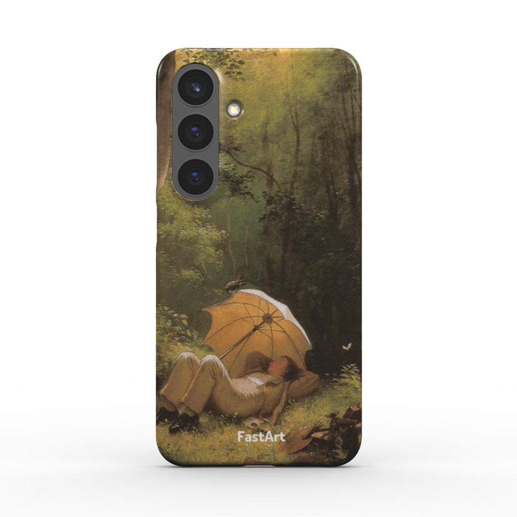 Il pittore in una radura del bosco - Carl Spitzweg