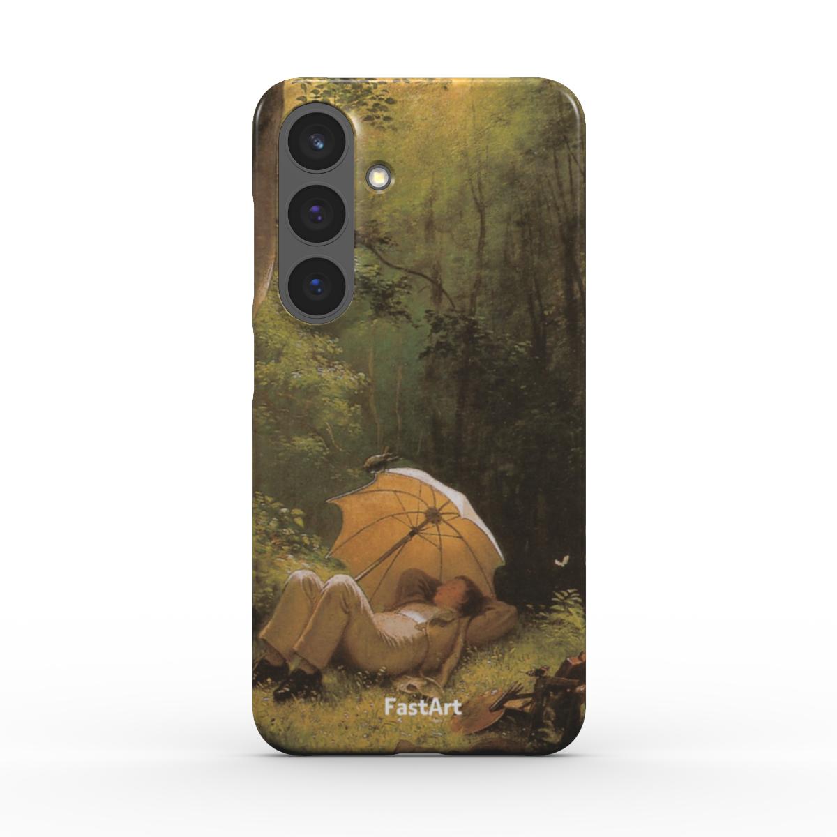 Il pittore in una radura del bosco - Carl Spitzweg