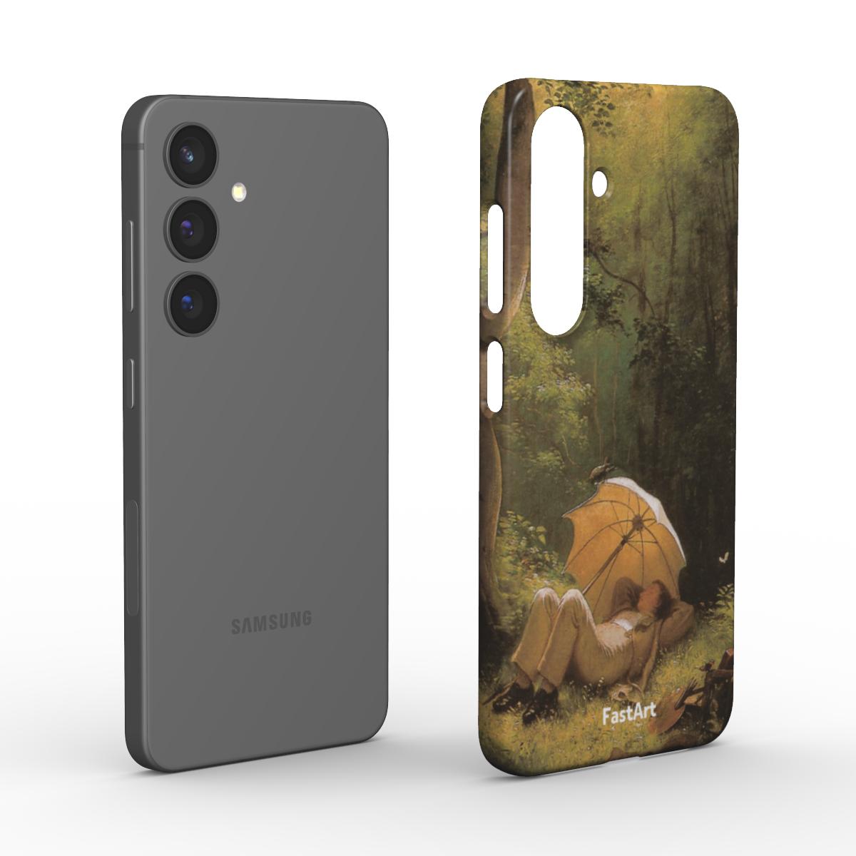 Il pittore in una radura del bosco - Carl Spitzweg