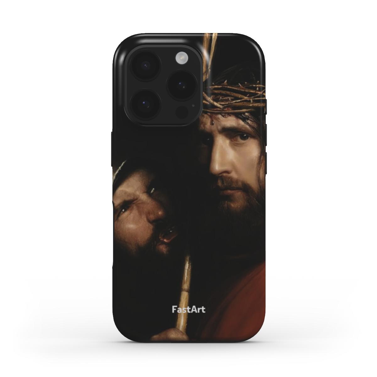 Christ With Mocking Soldier - Carl Bloch