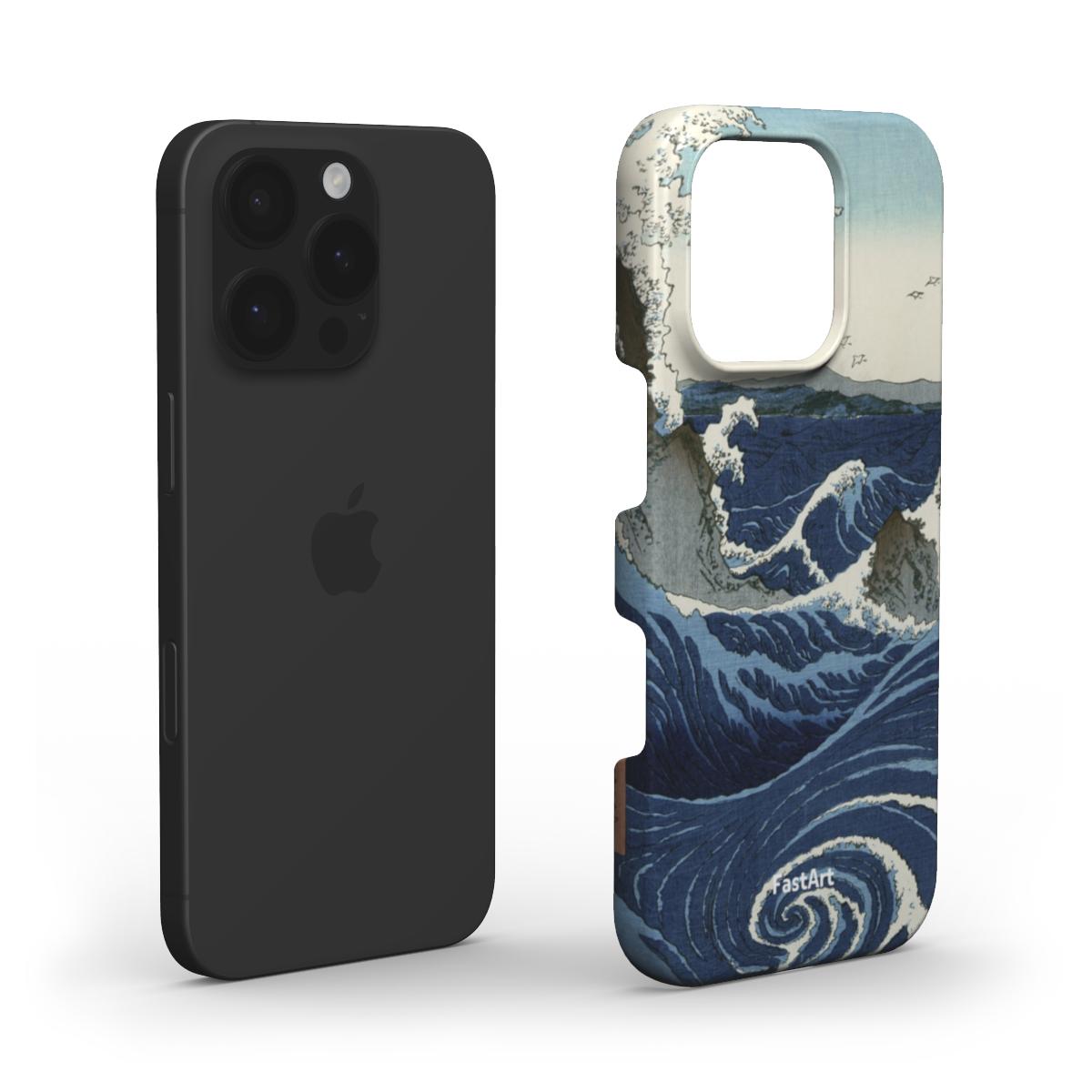 Vista dei vortici di Naruto ad Awa - Utagawa Hiroshige