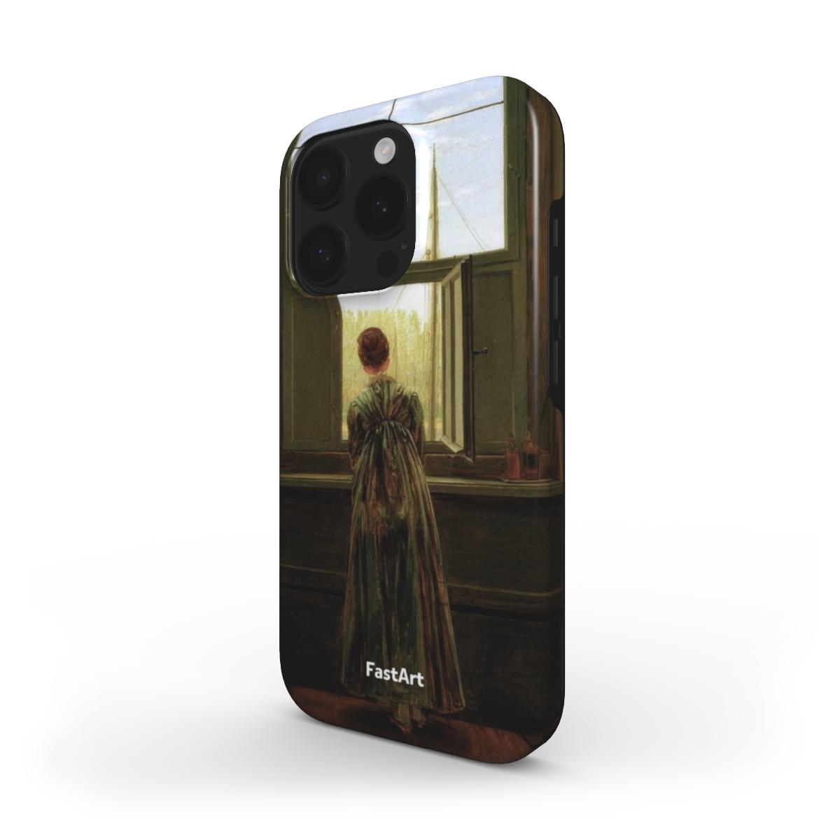 Donna alla finestra - Caspar David Friedrich