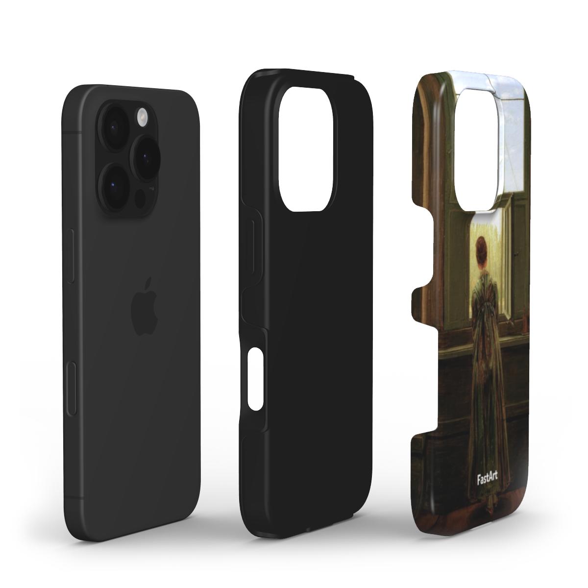 Donna alla finestra - Caspar David Friedrich