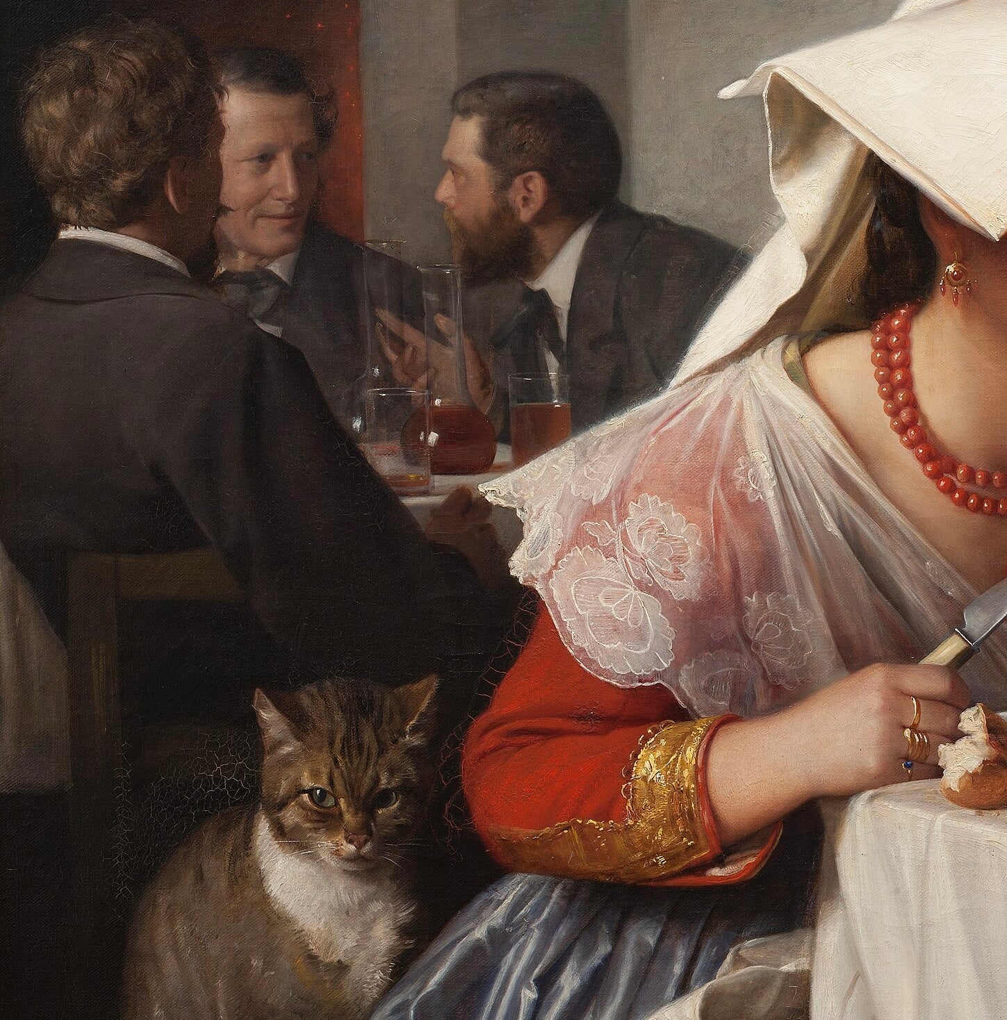 In un'osteria romana - Carl Heinrich Bloch