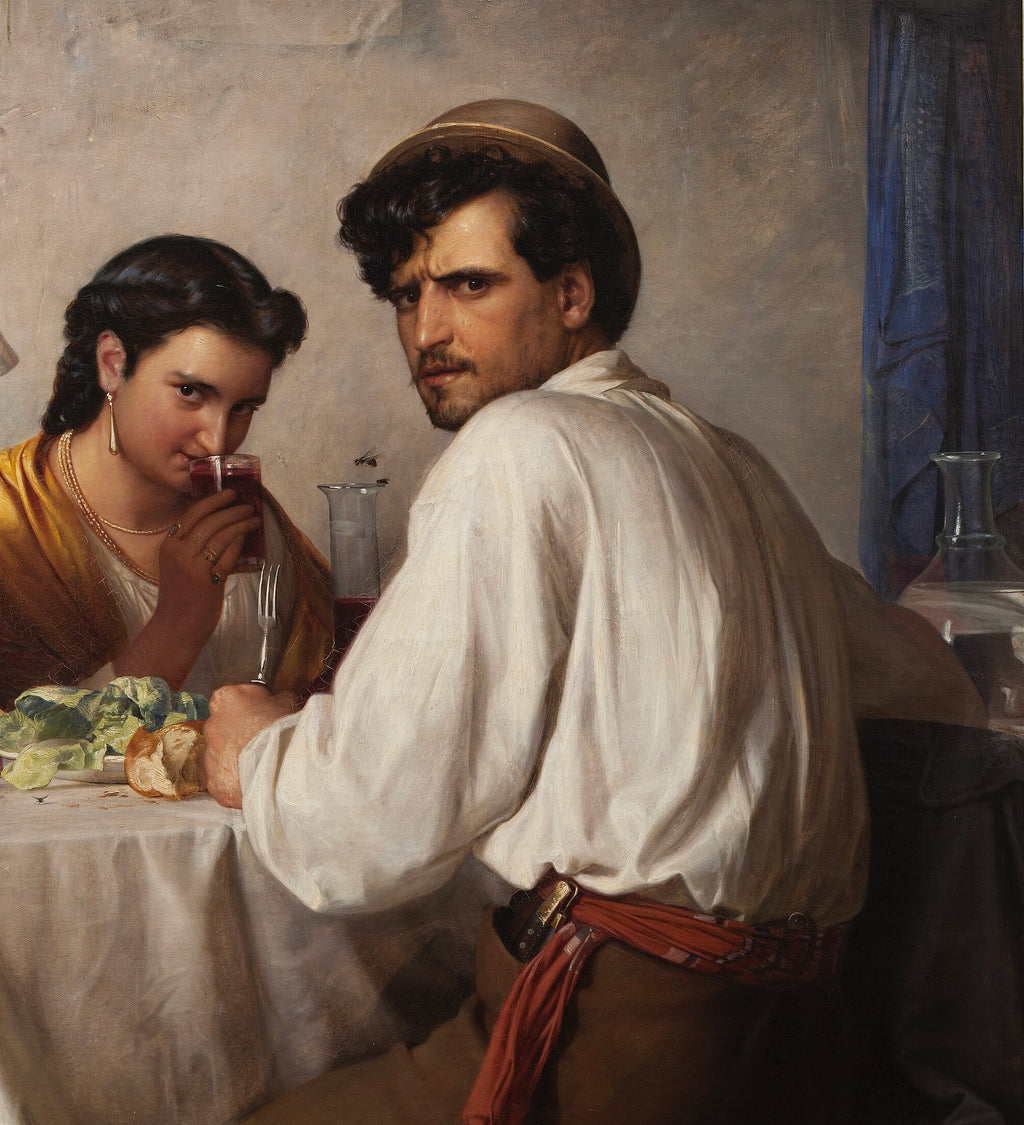 In un'osteria romana - Carl Heinrich Bloch