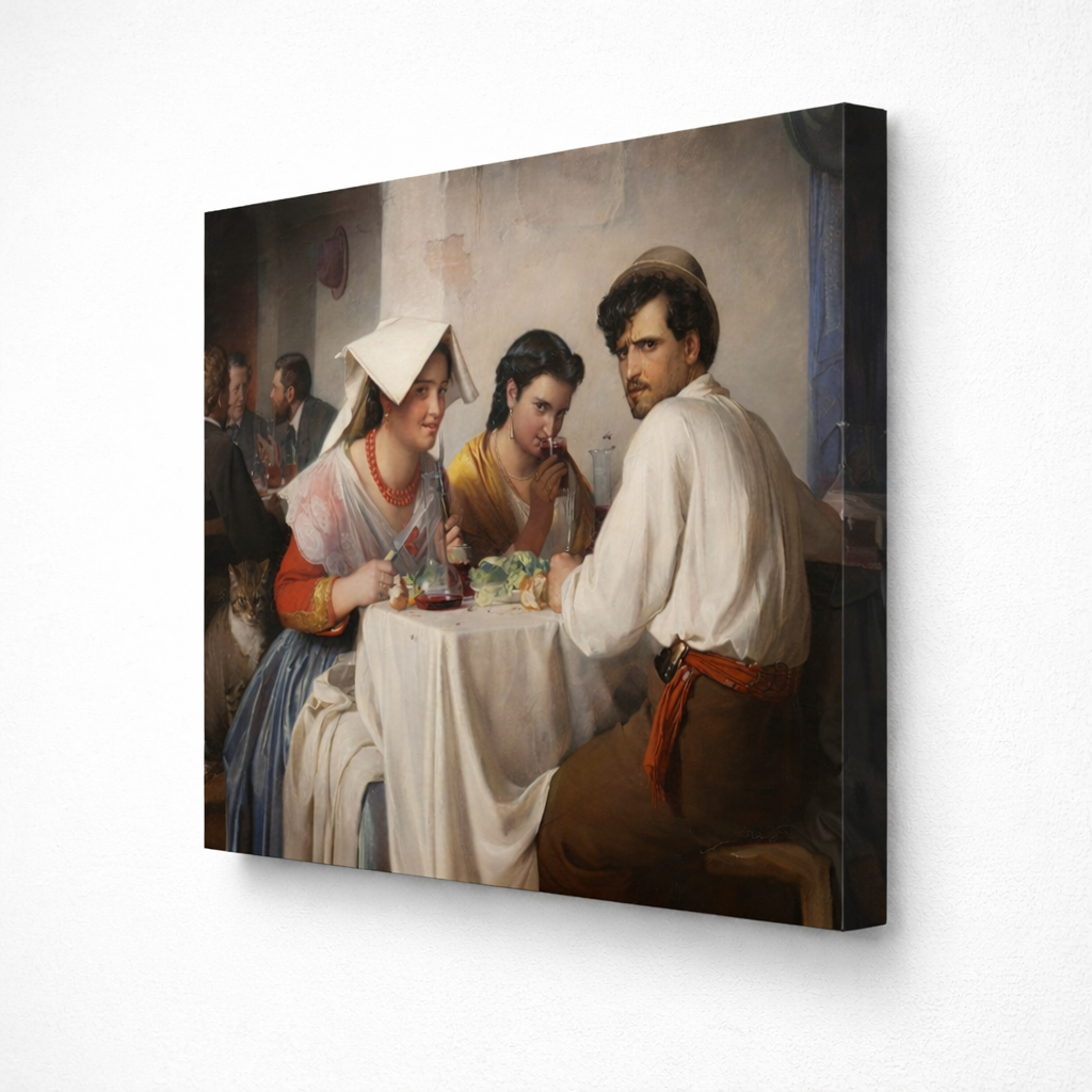 In un'osteria romana - Carl Heinrich Bloch