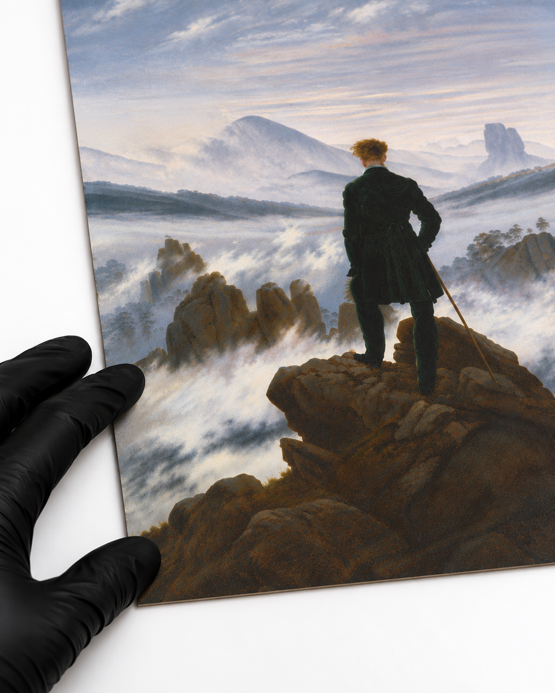 Viandante sul mare di nebbia - Caspar David Friedrich